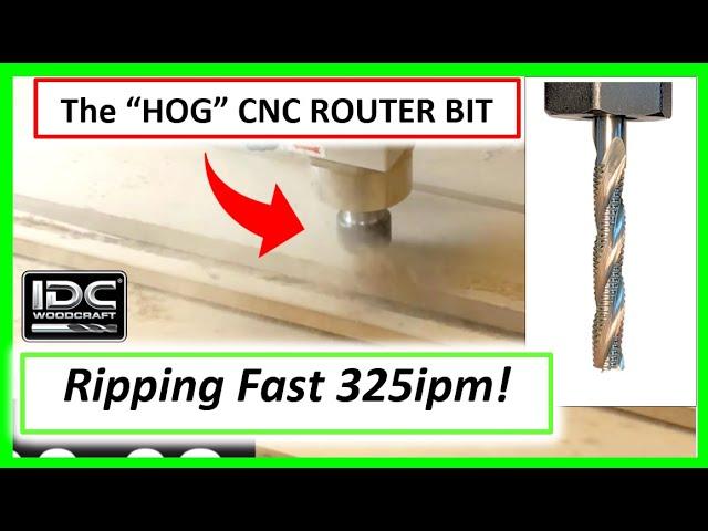 CNC Router Bits - Pushing The HOG on the Phantom CNC router WOW