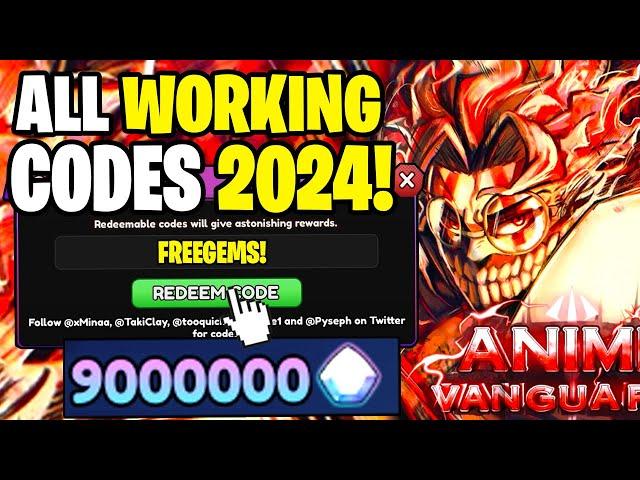 *NEW* ALL WORKING CODES FOR ANIME VANGUARDS IN NOVEMBER 2024! ROBLOX ANIME VANGUARDS CODES