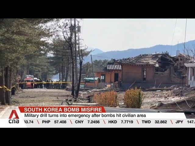 At least 15 injured after two South Korean fighter jets accidentally drop bombs on village