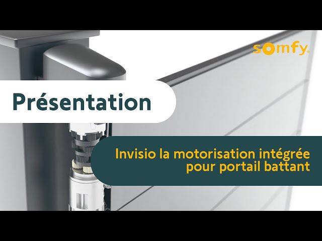 La motorisation intégrée pour portails battants Invisio | Somfy pro