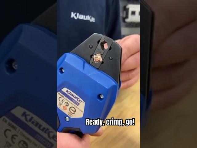 Crimp it good.  #klauke #electricalengineering #tools