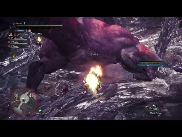 MHW anti-cluster speed run with regular set up excluding healer role