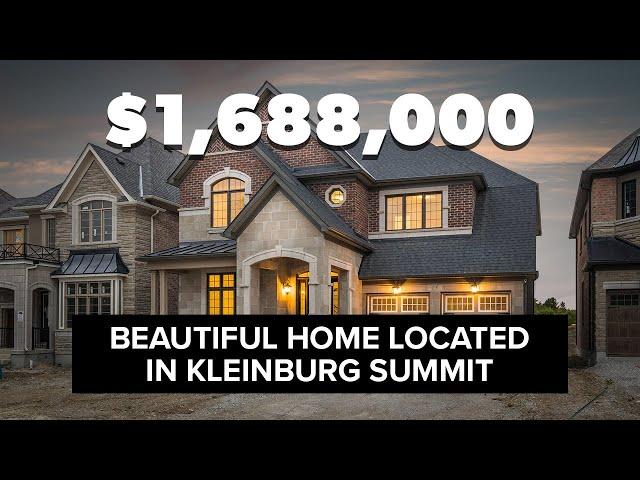 Beautiful Home for Sale in Vaughan  -  75 Klein Mills Rd, Kleinburg ON | Virtual House Tour Showing