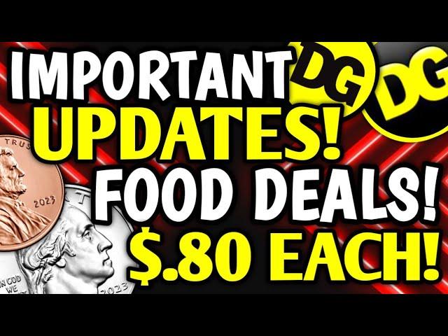 IMPORTANT UPDATES!! FOOD DEALS & MORE! DOLLAR GENERAL COUPONING THIS WEEK! SAVING SO MUCH MONEY!