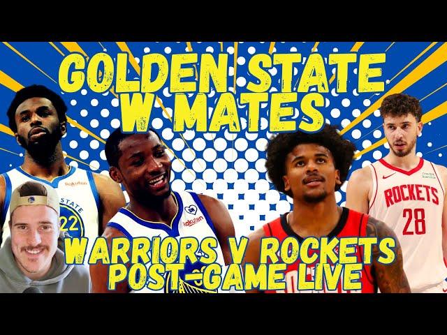 KUMINGA AND GOLDEN STATE GET IT DONE IN OVERTIME TRILLER! (WARRIORS VS. ROCKETS POST-GAME LIVE)