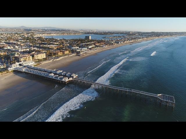 Aerial Pacific Beach - San Diego, CA