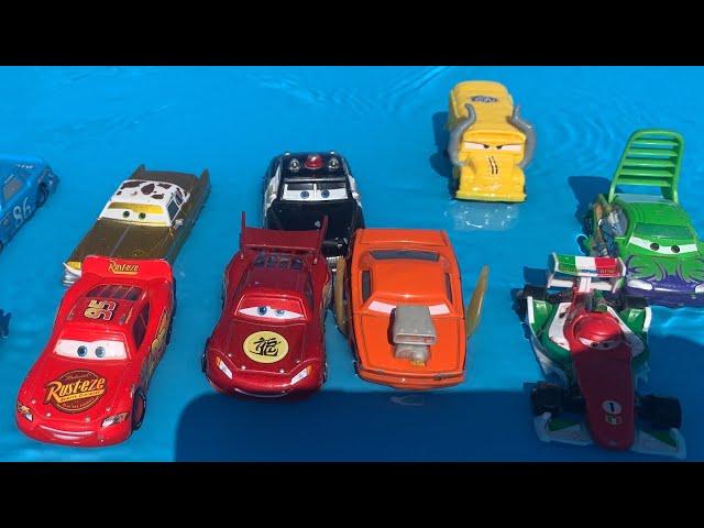 Disney Pixar Cars Lightning Mcqueen, Dinoco, Mater, Hudson, Axlerod, Finn, Frank, Guido, Mack, Shu