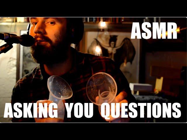 ASMR Asking You Questions From Pop Culture (Up Close Whispers) Binaural - With Rubbery Sounds