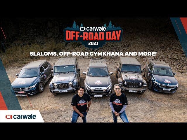 CarWale Off-Road Day 2021 | Thar, Wrangler, D-Max V-Cross, Kodiaq, Tiguan | Top SUV Comparison