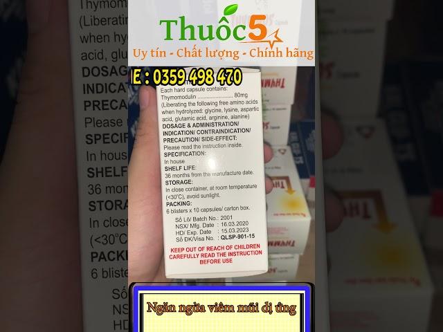 [Review] Thymmos - Viên uống tăng cường hệ miễn dịch
