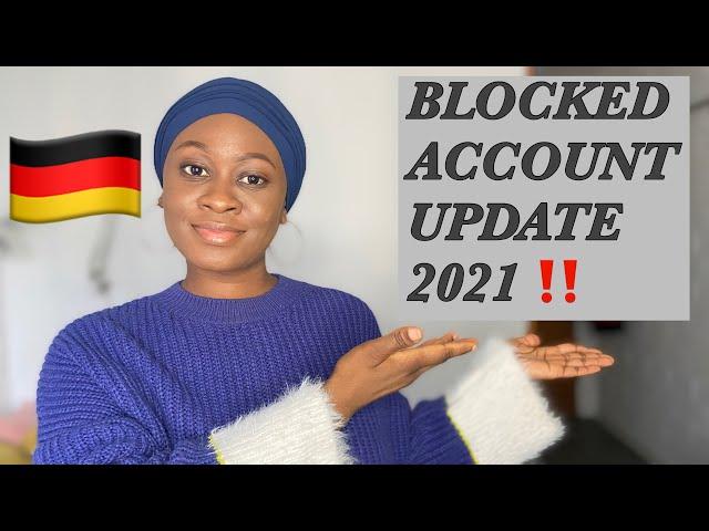 UPDATE ON BLOCKED ACCOUNT 2021| Study In Germany for Free /African students in Germany