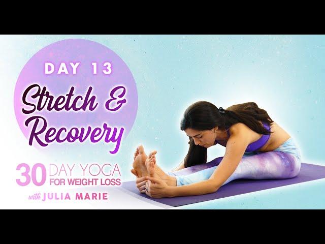 30 Day Yoga with Julia Marie  Relaxing Rest Day Stretch to Help You Manage Stress & Pain | Day 13