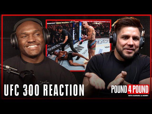 UFC 300: Reacting to the INSANE Fight Night || Pound 4 Pound with Kamaru Usman & Henry Ceujdo