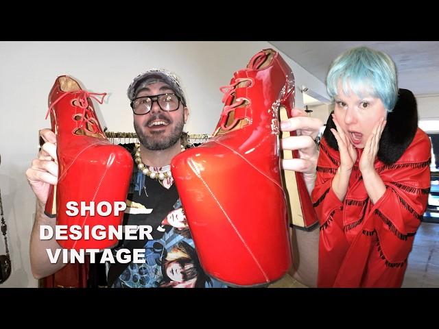 Vintage Luxury SHOPPING Vlog at RECESS ft. Westwood, Chanel, Gucci, Pucci, and so much more!