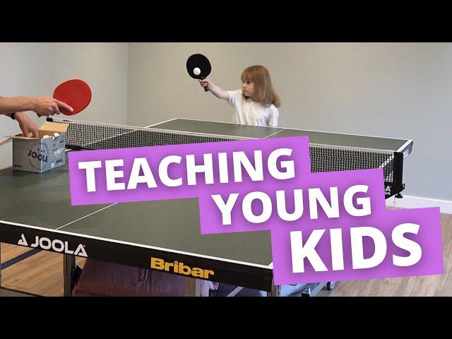 How to teach young kids to play table tennis