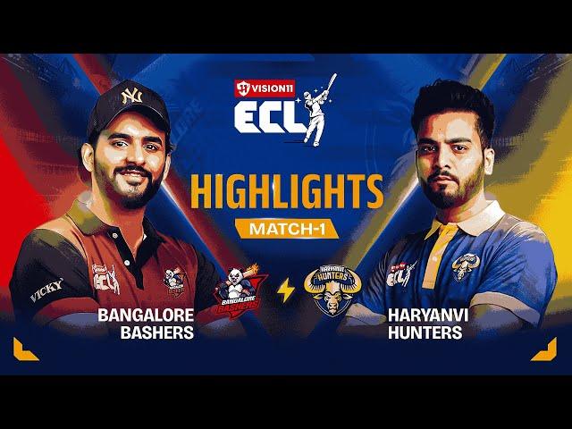 Bangalore Bashers vs Haryanvi Hunters | Match 1 Highlights | Abhishek Malhan vs Elvish Yadav