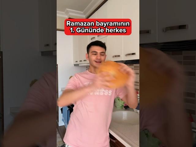 Ramazan bayramının 1. Gününde herkes  #shorts