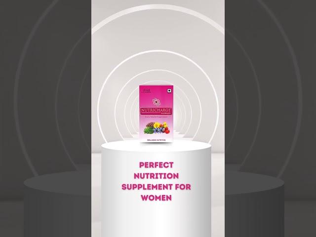 Nutricharge Woman is the Best Nutrition Supplement for Woman Health with 50 types of Nutrients