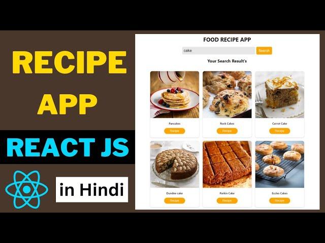 Food Recipe App Using React JS | MealDB API | Food Website