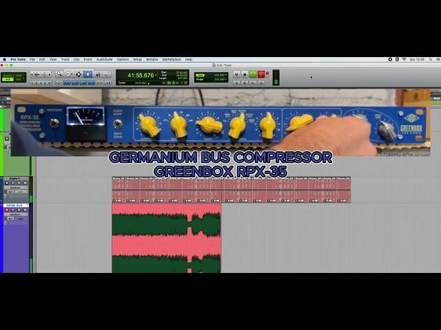 Mix Bus Bateria - Germanium Bus Comp Greenbox