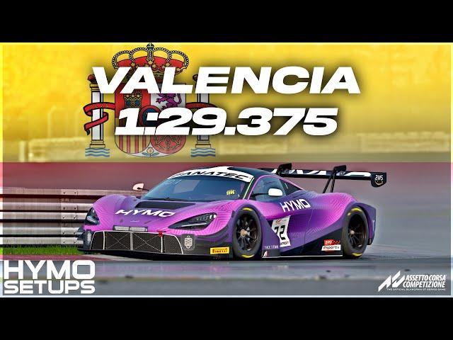 ACC Hotlap | McLaren 720s GT3 EVO @ Valencia | V1.9.8 | Assetto Corsa Competizone