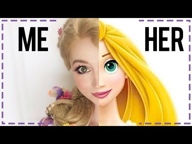 Tangled Transformation!  Rapunzel Makeup Tutorial