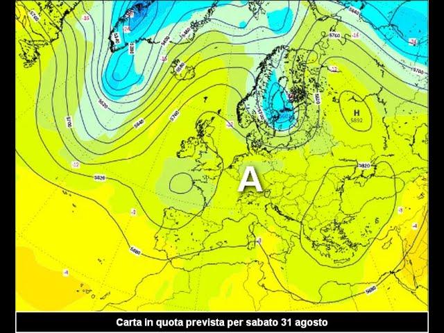 METEO fino al 3 settembre 2024 e la tendenza successiva