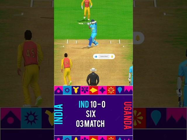 UGANDA vs INDIA | 03 Match | 01 Session TWC | #cricket #shorts