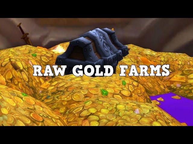 WoW BFA Gold Making Guide: 3 RAW GOLD FARMS