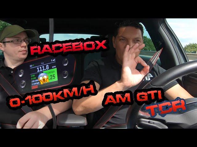 Racebox im GTI TCR getestet I Zeiten  0-100kmh / 100-200kmh