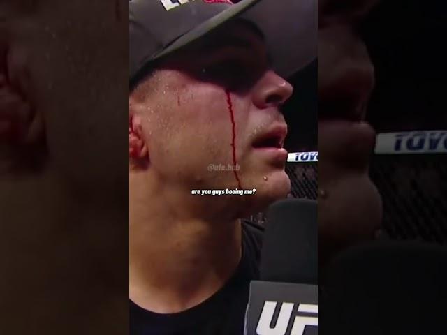 UFC Fighter Swears At The Crowd After Being Booed!