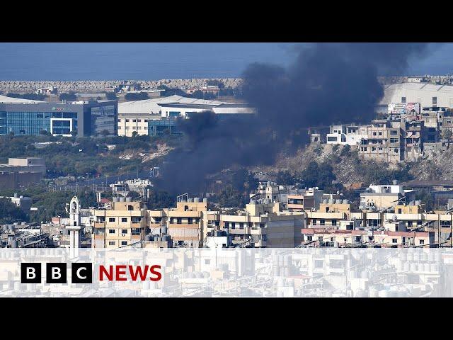 Israel strikes Lebanon's capital Beirut for first time in five days | BBC News