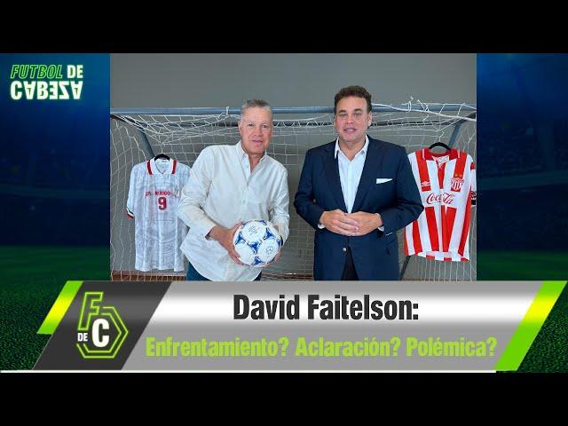 David Faitelson, nuevo enfrentamiento con Ricardo Peláez frente a las cámaras.