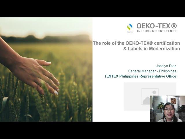 TESTEX presents "Sustainability Solutions: OEKO-TEX® Certifications & Labels in Modernisation