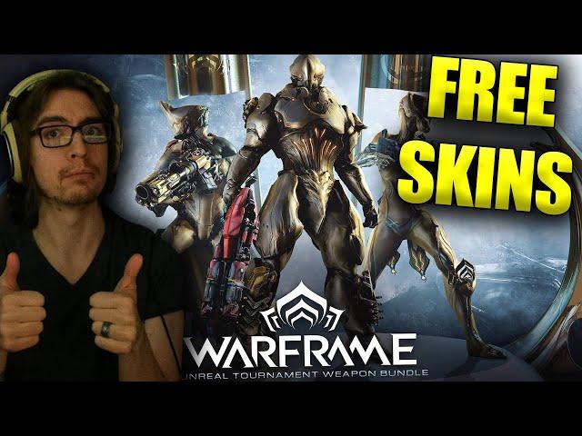 Warframe Free Unreal Tournament Skins FOR ALL!