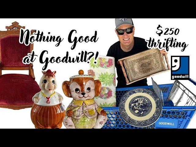 Nothing Good At Goodwill?!  Thrifting For Home Decor for Resell