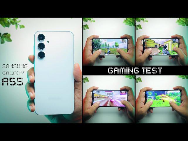 SAMSUNG GALAXY A55 | Gaming Test | Benchmarks | RAM Management Test