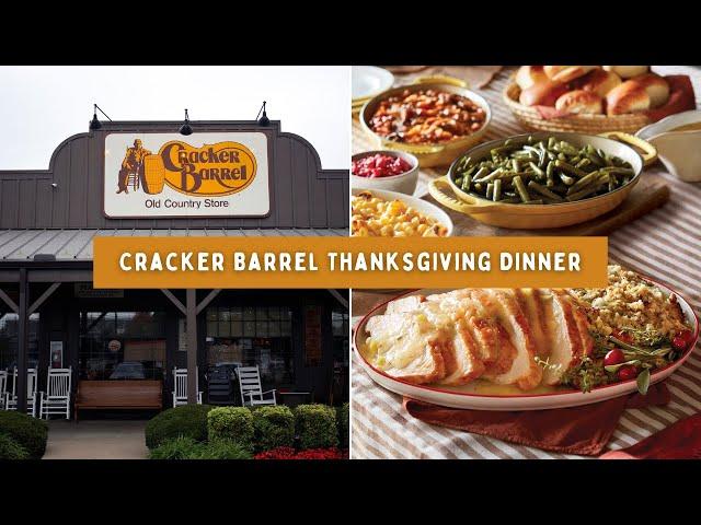 CRACKER BARREL THANKSGIVING UNBOXING