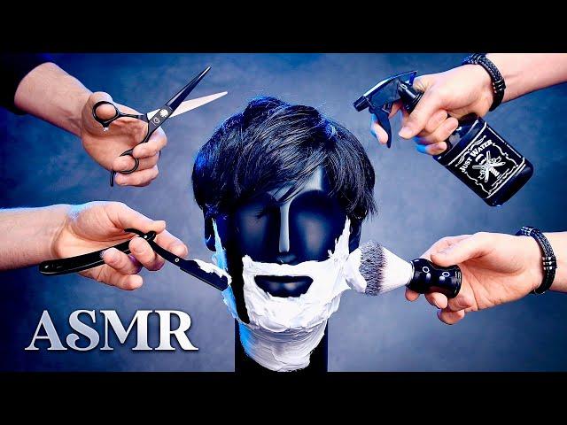 ASMR ULTIMATE HAIRCUT at the SENSORY BARBER  Sleep and Tingle Inducing Hair Salon Triggers