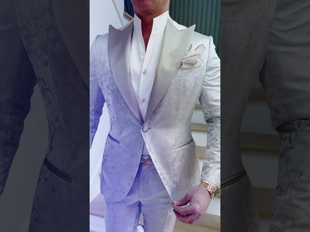 Unveiling the Charm of Champagne Sateen Ombre Look | Sebastian Cruz Couture