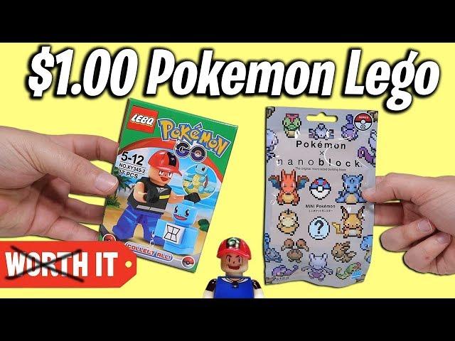 $1 Pokemon Lego VS $10 Pokemon Lego