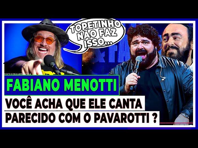 Fabiano Menotti canta parecido com Luciano Pavarotti? by LEANDRO VOZ