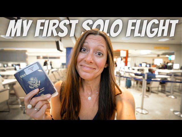 MY FIRST TIME FLYING ALONE (Europe to USA in United Business Class)