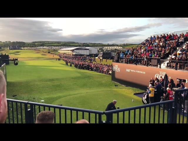 Darren Clarke’s opening tee shot - The Open Royal Portrush 2019