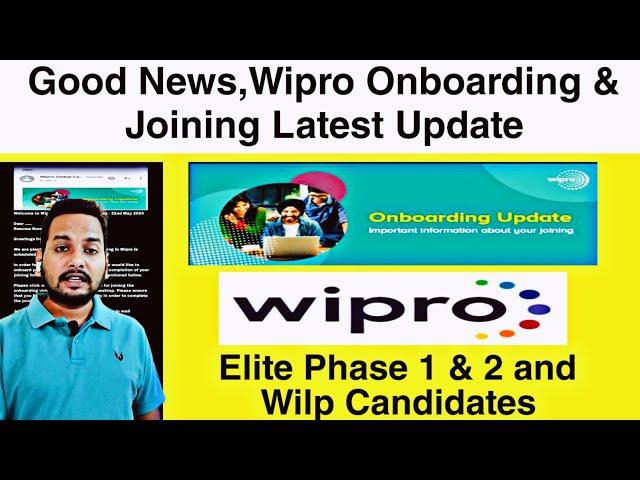 Wipro Onboarding & Joining Latest Update | Breaking News  | Offer Letter, Connect Session, Survey