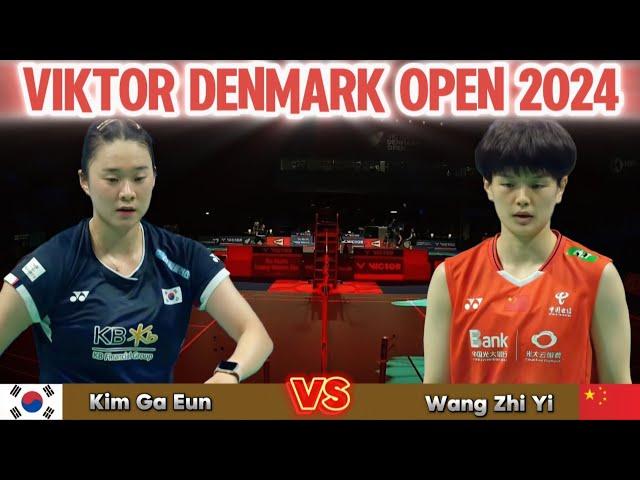 Kim Ga Eun (KOR) vs Wang Zhi Yi (CHN) | R16 | Badminton VDO24