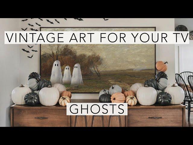 Halloween Ghosts | Turn Your TV Into Art | Vintage Art Slideshow | 1Hr of 4K HD Paintings