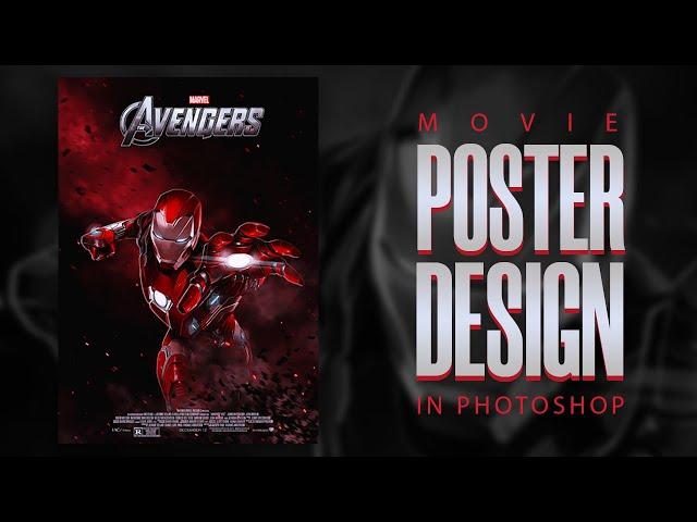 How to create a movie poster in Photoshop | Iron Man | Mr. Thesigner | Avengers | Photoshop Tutorial