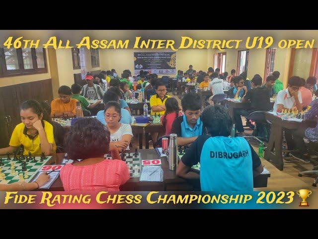 Exciting Start to the 46th All Assam Inter District U19 Open Fide Rating Chess Championship 2023! 