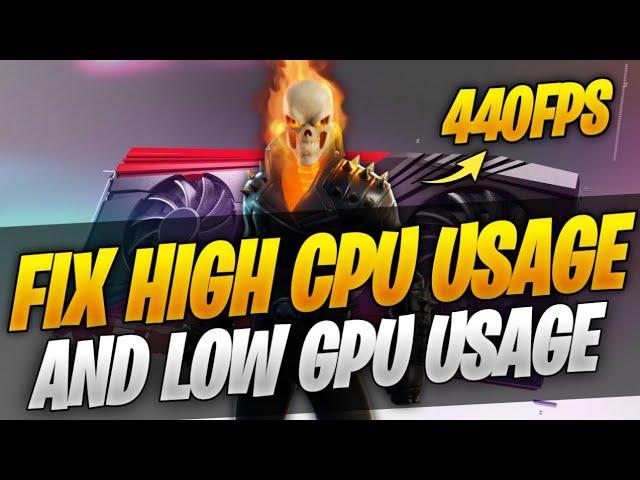 How to Fix Low GPU & High CPU Usage (Low FPS) | 2023 Guide